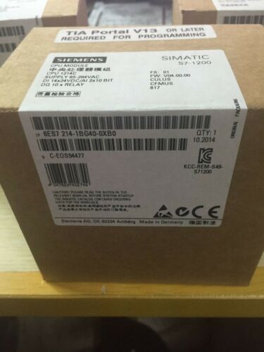 1PC New Siemens S7-200CN PLCS71200 6ES7214-1BG40-0XB0