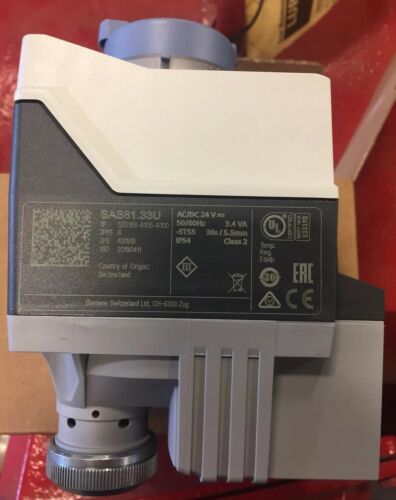 Siemens Building Technology SAS81.33U Elec/Mech Act 3pos 30sec SR
