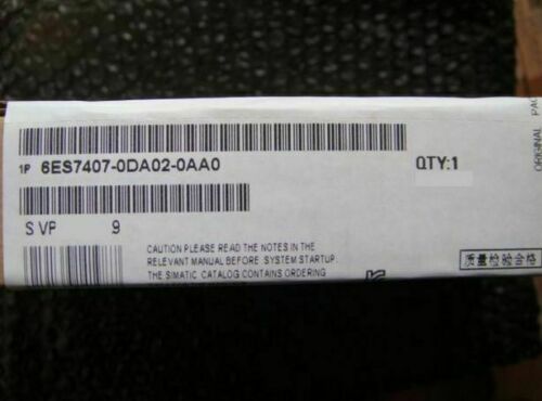 6ES7 407-0DA02-0AA0 6ES7407-0DA02-0AA0 Siemens PLC Module New #YY0