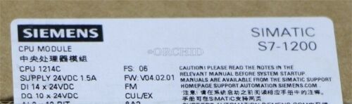 Brand New 6ES7 214-1AG40-0XB0 6ES7214-1AG40-0XB0 Siemens sw