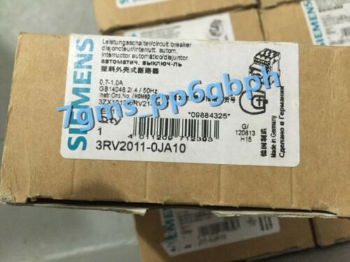 1pc NEW IN BOX Siemens plastic case circuit breaker 3RV2011-0JA10
