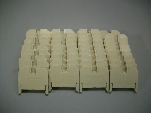 Siemens Single Pole Terminal Blocks 8WA1 011-1GD11 750V Lot of 40