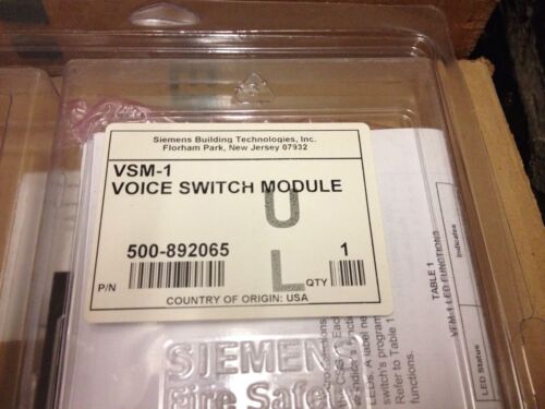 Siemens VSM Voice Switch Module *New*