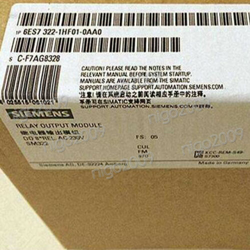 1PC New SIEMENS SIMATIC S7 S7-300 Relay Output Module SM322 6ES7322-1HF01-0AA0