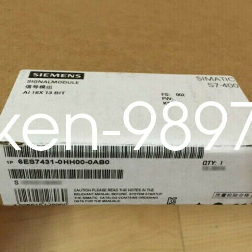One SIEMENS 6ES7431-0HH00-0AB0 / 6ES7 431-0HH00-0AB0 New in Box NIB ee Ship