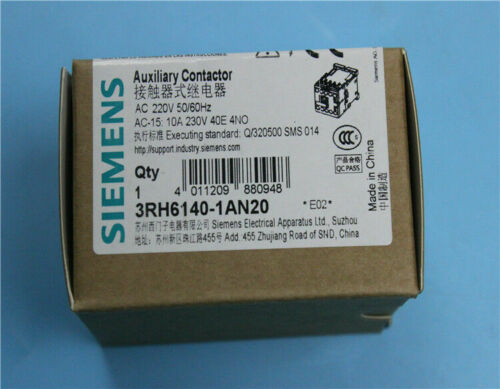 Siemens relay 3RH6140-1AN20 3RH6 140-1AN20 New