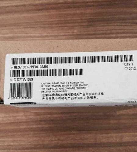 Fst 1PC New in box SIEMENS 6ES7 331-7PF01-0AB0 6ES7331-7PF01-0AB0