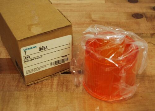Siemens SKSA Amber Lens W/Gasket - NEW