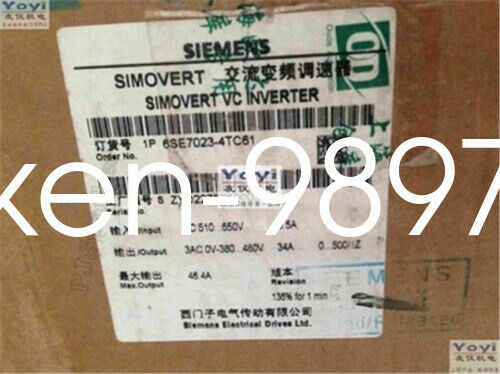 1Pcs Siemens 6SE7023-4TC61 Brand New wq