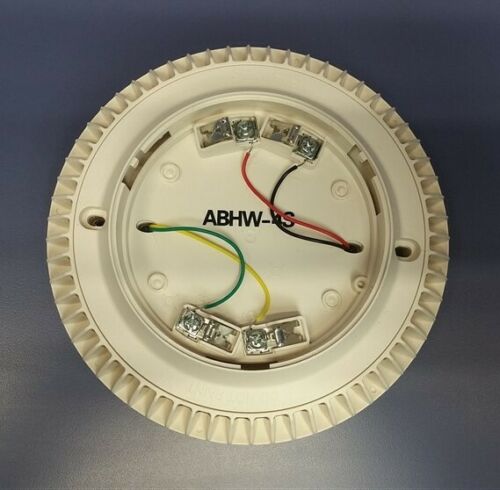 Siemens ABHW-4S Fire Alarm Smoke Detector Audible Sounder Base S54320-F14-A1 NEW