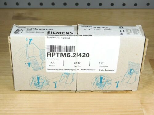 NEW - Siemens RPTM6.2I420 Combination Pack ( PTX6.L & PTM6.2I420 ) Smoke Control