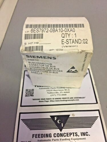 SIEMENS 6ES7 972-0BA10-0XA0 / 6ES7972-0BA10-0XA0, SIMATIC DP BUS connector -NEW