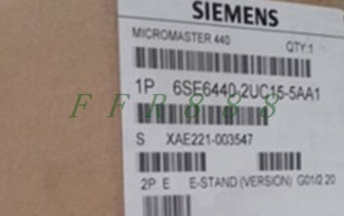 ONE NEW Siemens 6SE6440-2UC15-5AA1
