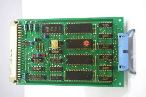 Siemens KDU-2A/16 7252-067.0001 PCB Interface Card Circuit