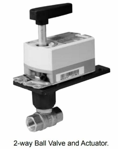 Siemens 171C-10210 Flowrite 599 Series 2-Way Ball Valve, GDE 161.1P Actuator