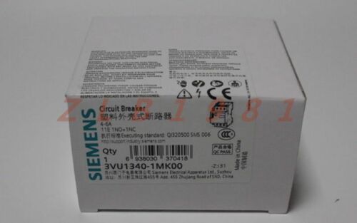 ONE SIEMENS Motor Protection Circuit Breaker 3VU1340-1MK00