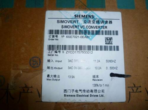 1PC New Siemens 6SE7021-0EA61