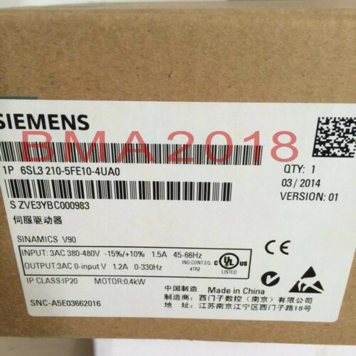 1PC Brand New Siemens 6SL3 210-5FE10-4UA0 One year warranty fast delivery