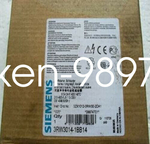 1PC NEW Siemens Soft Starter 3RW3014-1CB14