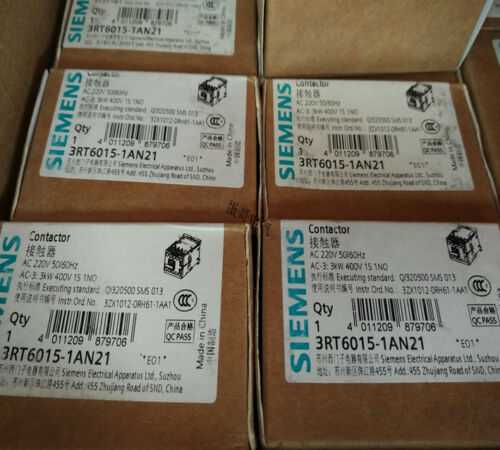 3RT6015-1AN21 3RT60 15-1AN21 1PC New Siemens contactor free shipping #LRR