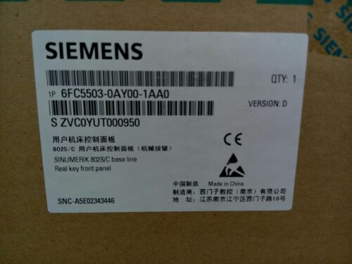 1pc 6FC5503-0AY00-1AA0 Siemens 802S / C machine control panel new in box