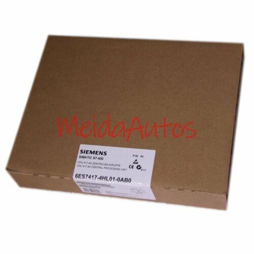 New in box Siemens 1pc 6ES7 417-4HL01-0AB0 6ES7417-4HL01-0AB0 One year warranty