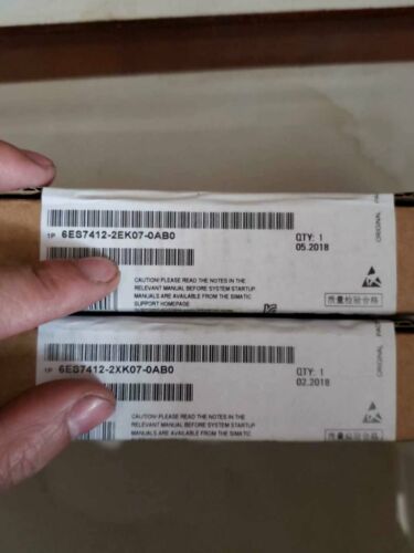 6ES7412-2EK07-0AB0 SIEMENS S7-400CPU 412-2 PN . NEW IN BOX . QTY=1PCS