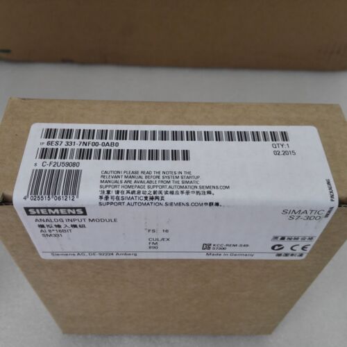 1 PC New Siemens 6ES7 331-7NF00-4AB2 6ES7331-7NF00-4AB2 PLC Module In Box