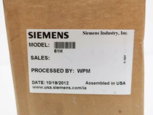Siemens 61H 1/4in 100psi Pneumatic Booster Relay