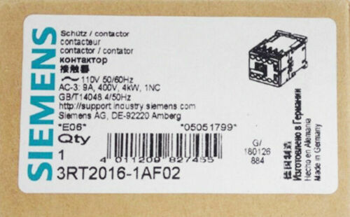Siemens 3RT2016-1AF02 contactor