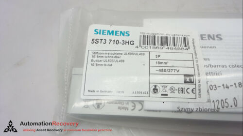 SIEMENS 5ST3 710-3HG, SENTRON PIN BUSBAR, NEW