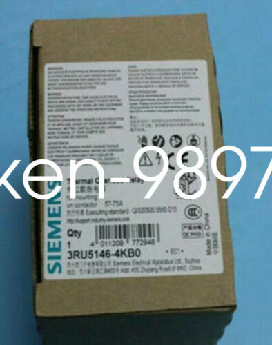 1PC New Siemens 3RU5146-4KB0 57-75A Thermal relay free shipping