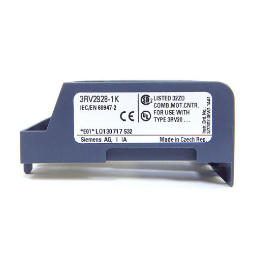 NEW Siemens 3RV2928-1K Spacing Terminal For Use With Series 3RV2