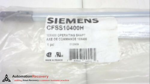SIEMENS CFSS10400H, OPERATING SHAFT, 10X400MM, 30-400A, NEW