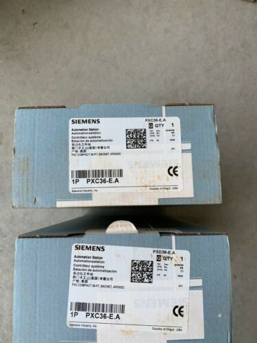 Lot of 2! Siemens PXC36-E.A Automation Station Bacnet Apogee New in box!