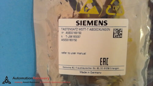 SIEMENS A5E00169150,OPERATING TOOL KEY PANEL,, NEW