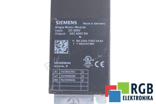 COVER FOR 6SL3120-1TE21-0AA3 SIEMENS ID71776