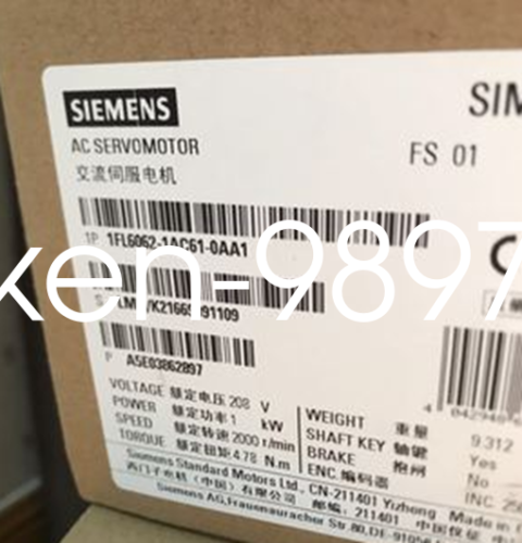 1PC NEW SIEMENS Servo Motor 1FL6062-1AC61-0AA1