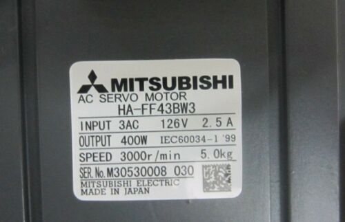 1PC NEW Mitsubishi servo motor HA-FF43BW3
