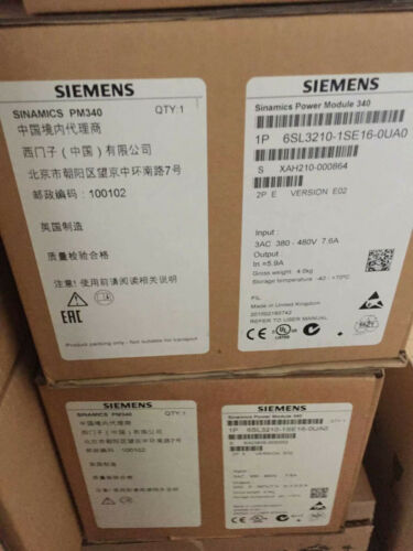 6SL3210-1SE16-0UA0 SIEMENS SINAMICS POWER MODULE 340 . NEW IN BOX . 1PCS