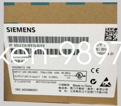 1PC New SIEMENS Servo Driver 6SL3210-5FE15-0UF0#Y