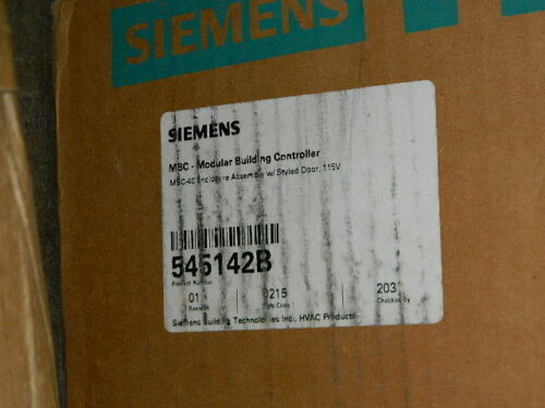 NEW SIEMENS 545-142B 545-142A MBC MODULAR BUILDING CONTROLLER WITH DOOR