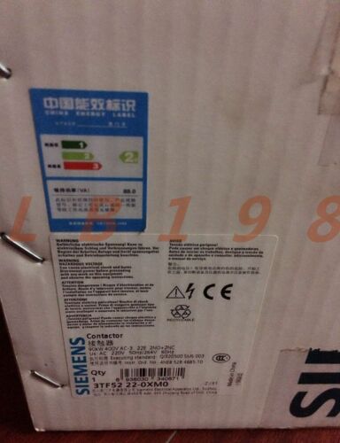 ONE NEW- Siemens contactor 3TF5222-0XM0