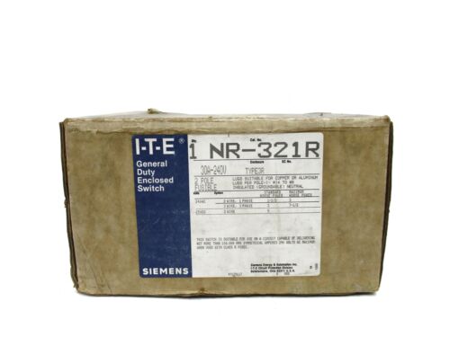 SIEMENS NR-321R NSFS