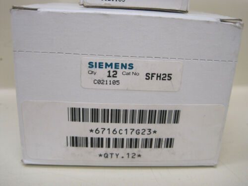 New Lot of 12 Siemens SFH25 Overload Heater Elements Free Shipping