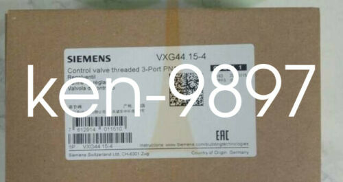 1PC NEW SIEMENS Control Valve threaded 3-Port PN16 VXG44.15-4 DN15