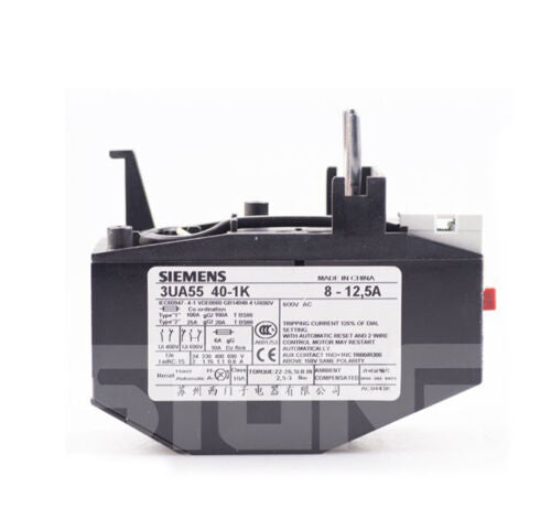 1PC NEW FOR SIEMENS Thermal overload Relay 3UA5540-1K 8-12.5A