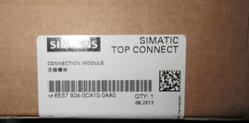 New Siemens 6ES7 924-0CA10-0AA0 Simatic Top Connect TERMINAL BLOCK TP3 8CH/2X10