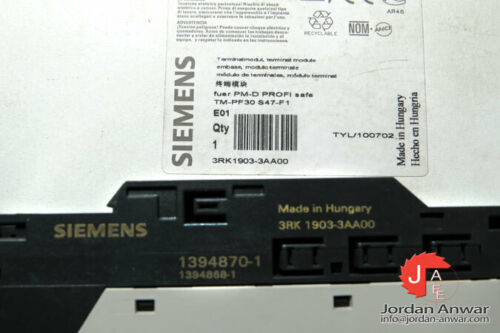 SIEMENS 3RK1 903-3AA00 TERMINAL MODULE - FREE SHIPPING WORLDWIDE -