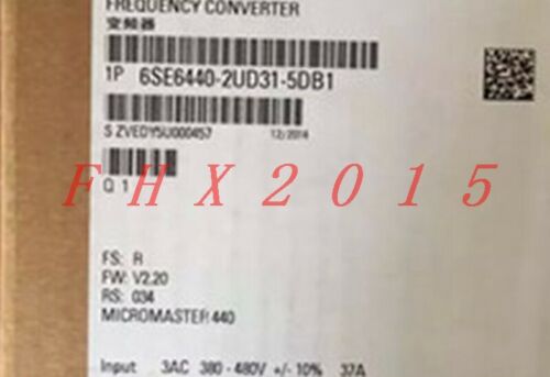 ONE Brand NEW Siemens inverter MM440 series 6SE6440-2UD31-5DB1 380V 15KW